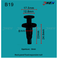 B19 Car Trim Clips 10 Pcs in 1 Pack Fits Honda Models