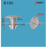 B190 Car Trim Clips 5 Pcs in 1 Pack Fits Honda Models