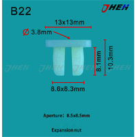 B22 Car Trim Clips 10 Pcs in 1 Pack Fits Honda Models
