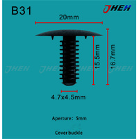 B31 Car Trim Clips 10 Pcs in 1 Pack Fits Honda Models
