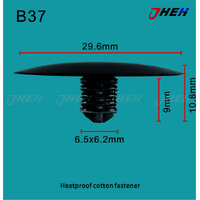 B37 Car Trim Clips 10 Pcs in 1 Pack Fits Honda Models