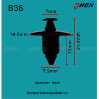 B38 Car Trim Clips 10 Pcs in 1 Pack Fits Honda Models