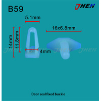 B59 Car Trim Clips 10 Pcs in 1 Pack Fits Honda Models