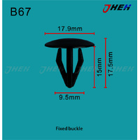 B67 Car Trim Clips 10 Pcs in 1 Pack Fits Honda Models