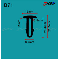 B71 Car Trim Clips 10 Pcs in 1 Pack Fits Honda Models