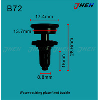 B72 Car Trim Clips 10 Pcs in 1 Pack Fits Honda Models