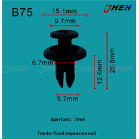 B75 Car Trim Clips 10 Pcs in 1 Pack Fits Honda Models