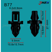 B77 Car Trim Clips 10 Pcs in 1 Pack Fits Honda Models