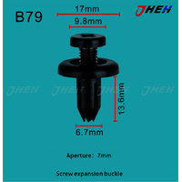 B79 Car Trim Clips 10 Pcs in 1 Pack Fits Honda Models