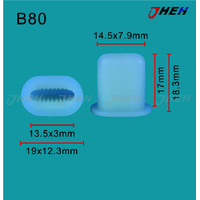 B80 Car Trim Clips 10 Pcs in 1 Pack Fits Honda Models