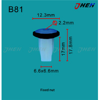 B81 Car Trim Clips 10 Pcs in 1 Pack Fits Honda Models