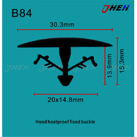 B84 Car Trim Clips 10 Pcs in 1 Pack Fits Honda Models