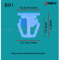 B91 Car Trim Clips 10 Pcs in 1 Pack Fits Honda Models
