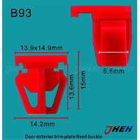 B93 Car Trim Clips 10 Pcs in 1 Pack Fits Honda Models
