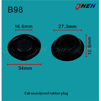 B98 Car Trim Clips 5 Pcs in 1 Pack Fits Honda Models