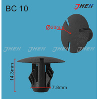 BC10 Car Trim Clips 10 Pcs in 1 Pack Fits Mercedes-Benz Models