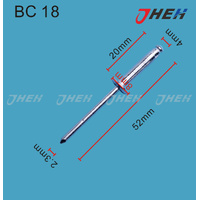 BC18 Auto Blind Rivets 5 Pcs in 1 Pack Fits Mercedes-Benz Models