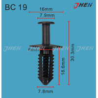 BC19 Car Trim Clips 10 Pcs in 1 Pack Fits Mercedes-Benz Models