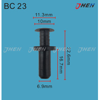BC23 Car Trim Clips 10 Pcs in 1 Pack Fits Mercedes-Benz Models