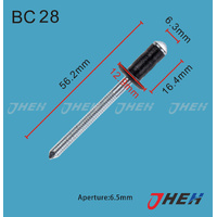 BC28 Auto Blind Rivets 5 Pcs in 1 Pack Fits Mercedes-Benz Models
