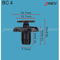 BC4 Car Trim Clips 10 Pcs in 1 Pack Fits Mercedes-Benz Models