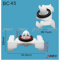 BC45 Car Trim Clips 5 Pcs in 1 Pack Fits Mercedes-Benz Models