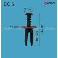 BC5 Car Trim Clips 10 Pcs in 1 Pack Fits Mercedes-Benz Models