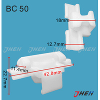 BC50 Car Trim Clips 5 Pcs in 1 Pack Fits Mercedes-Benz Models