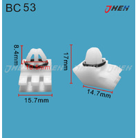 BC53 Car Trim Clips 10 Pcs in 1 Pack Fits Mercedes-Benz Models