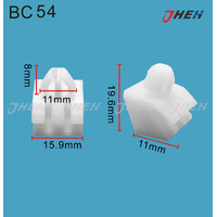 BC54 Car Trim Clips 10 Pcs in 1 Pack Fits Mercedes-Benz Models