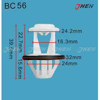 BC56 Car Trim Clips 5 Pcs in 1 Pack Fits Mercedes-Benz Models