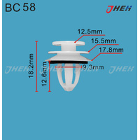 BC58 Car Trim Clips 10 Pcs in 1 Pack Fits Mercedes-Benz Models