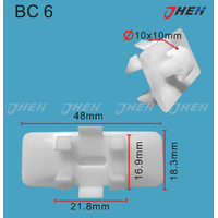 BC6 Car Trim Clips 5 Pcs in 1 Pack Fits Mercedes-Benz Models