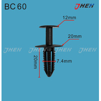 BC60 Car Trim Clips 10 Pcs in 1 Pack Fits Mercedes-Benz Models