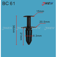 BC61 Car Trim Clips 10 Pcs in 1 Pack Fits Mercedes-Benz Models
