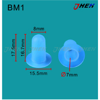 BM1 Auto Plastic Trim Clips 10 Pcs in 1 Pack Fits BMW Models