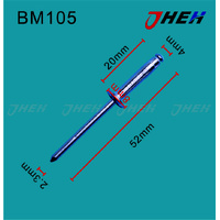 BM105 Auto Blind Rivets 10 Pcs in 1 Pack Fits BMW Models