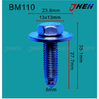 BM110 Auto Body Screws 10 Pcs in 1 Pack Fits BMW Models
