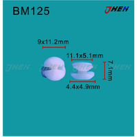 BM125 Car Trim Clips 10 Pcs in 1 Pack Fits BMW Models