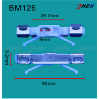 BM126 Car Trim Clips 10 Pcs in 1 Pack Fits BMW Models