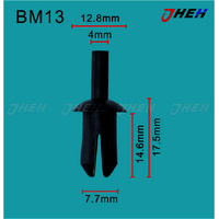 BM13 Car Trim Clips 10 Pcs in 1 Pack Fits BMW Models
