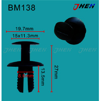 BM138 Car Trim Clips 10 Pcs in 1 Pack Fits BMW Models