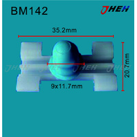 BM142 Car Trim Clips 10 Pcs in 1 Pack Fits BMW Models