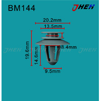 BM144 Car Trim Clips 10 Pcs in 1 Pack Fits BMW Models