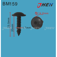 BM159 Auto Body Screws 10 Pcs in 1 Pack Fits BMW Models