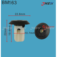 BM163 Car Trim Clips 10 Pcs in 1 Pack Fits BMW Models