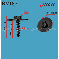 BM167 Auto Body Screws 10 Pcs in 1 Pack Fits BMW Models