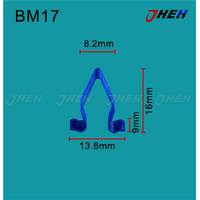BM17 Car Trim Clips 10 Pcs in 1 Pack Fits BMW Models