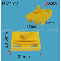 BM172 Car Trim Clips 10 Pcs in 1 Pack Fits BMW Models