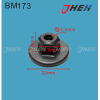 BM173 Auto Flange Nuts 10 Pcs in 1 Pack Fits BMW Models